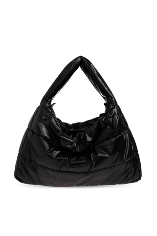 Balenciaga BLACK Handbag with logo patch 1