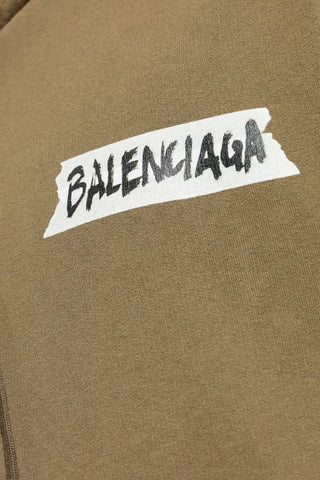 Balenciaga GREEN Hoodie 5