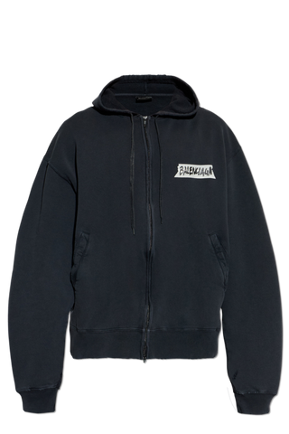 Balenciaga BLACK Sweatshirt with logo 1