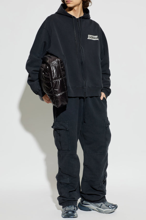 Balenciaga BLACK Sweatshirt with logo 2