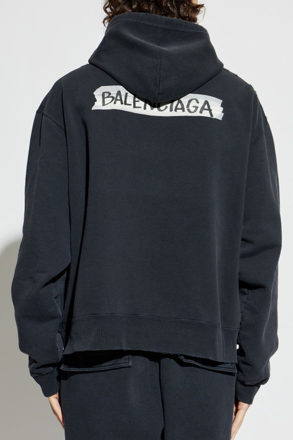 Balenciaga BLACK Sweatshirt with logo 4