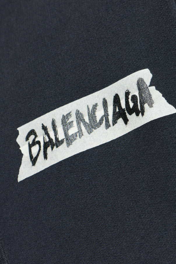 Balenciaga BLACK Sweatshirt with logo 5