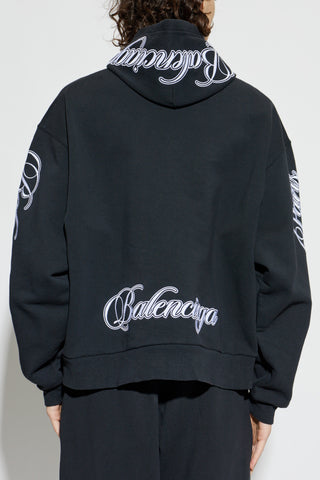 Balenciaga BLACK Hoodie 4