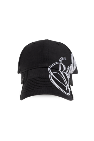 Balenciaga BLACK Baseball cap 1