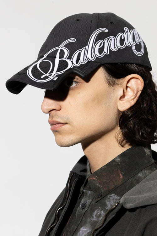 Balenciaga BLACK Baseball cap 2