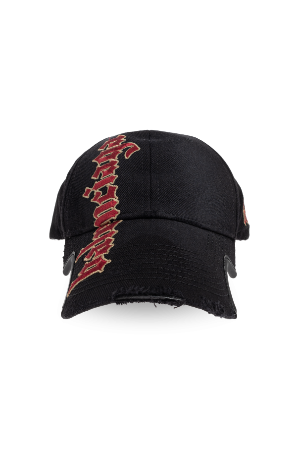 Balenciaga BLACK Baseball cap 1