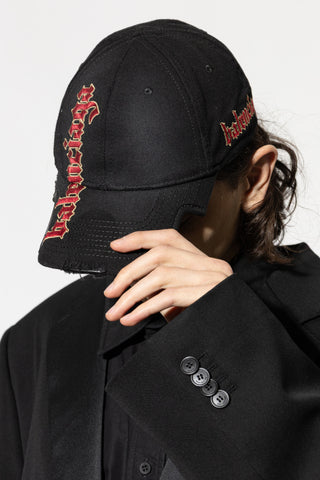 Balenciaga BLACK Baseball cap 2