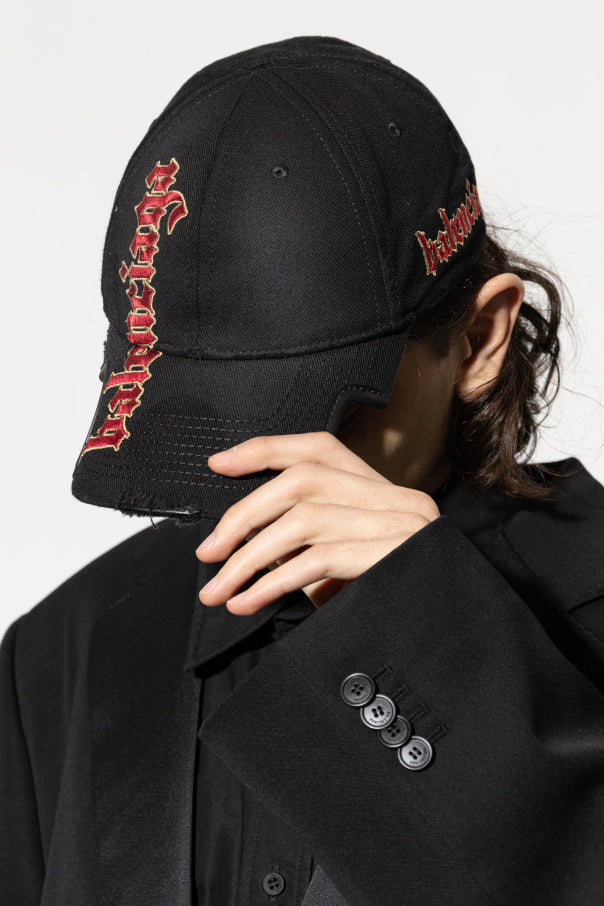 Balenciaga BLACK Baseball cap 2