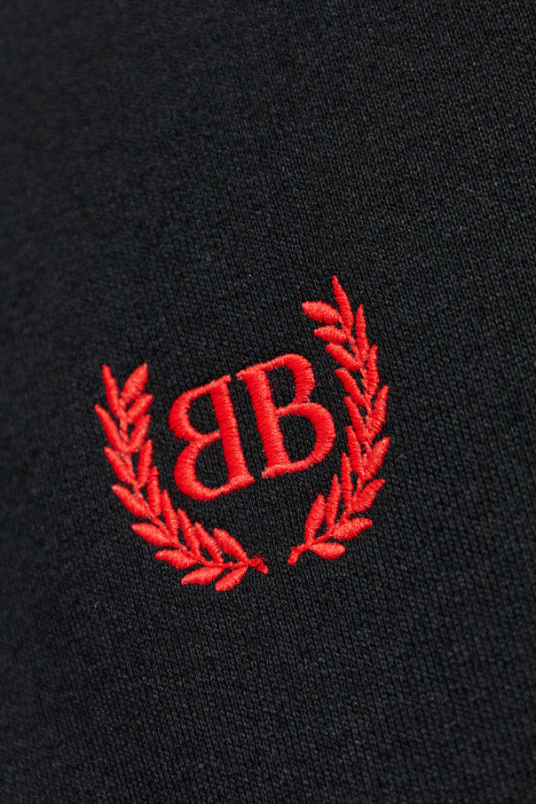 Balenciaga BLACK Polo with embroidered logo 5