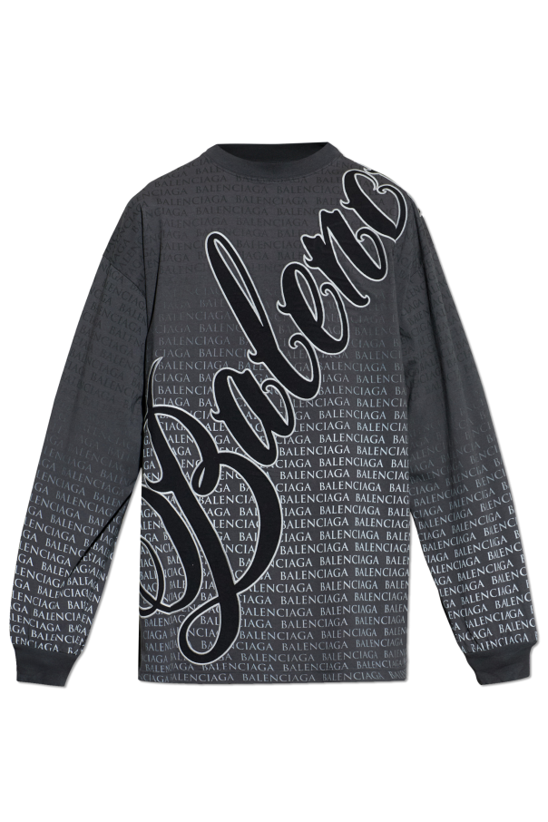 Balenciaga GREY Long-sleeve T-shirt 1