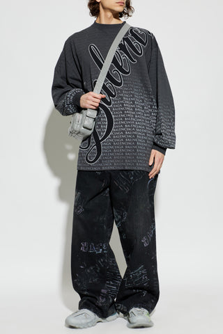 Balenciaga GREY Long-sleeve T-shirt 2