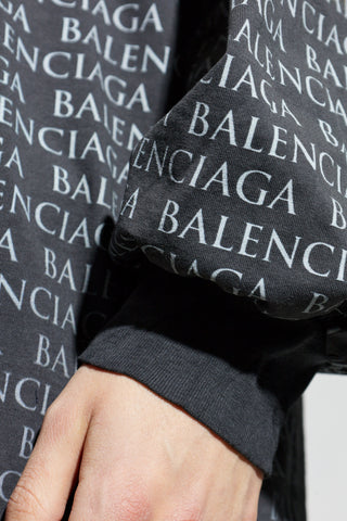 Balenciaga GREY Long-sleeve T-shirt 5