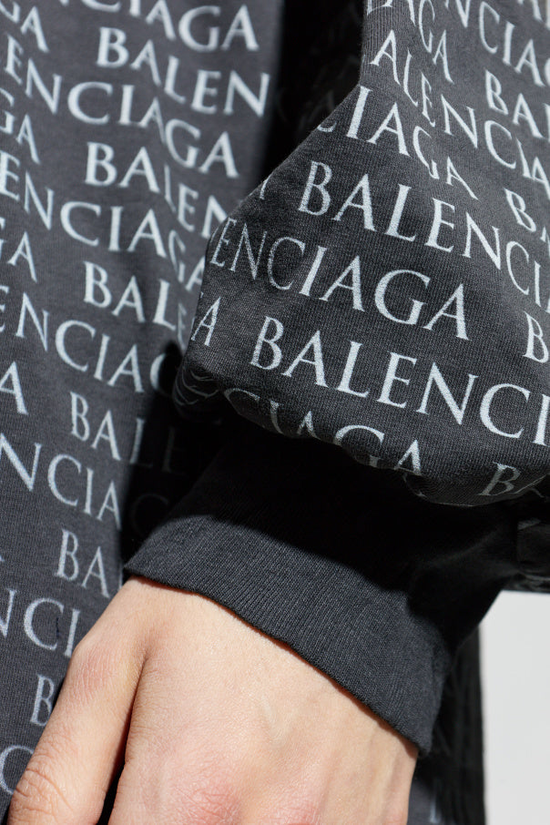 Balenciaga GREY Long-sleeve T-shirt 5