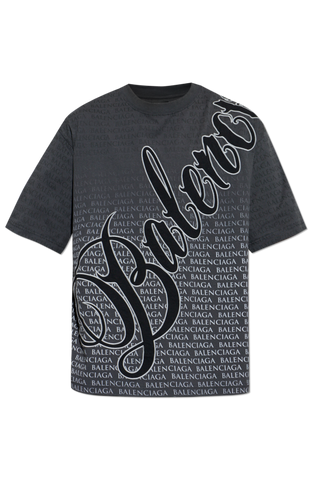 Balenciaga GREY T-shirt with monogram 1