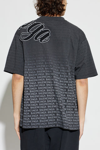 Balenciaga GREY T-shirt with monogram 4