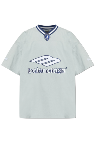 Balenciaga GREY V-neck T-shirt 1