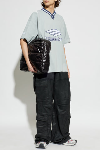 Balenciaga GREY V-neck T-shirt 2