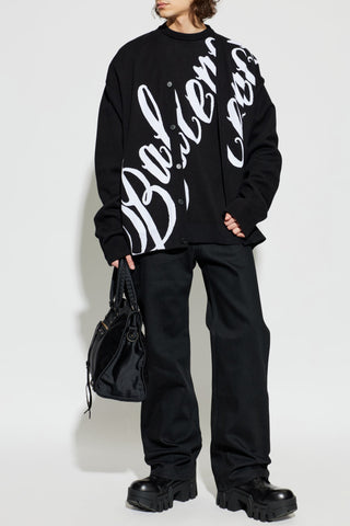 Balenciaga BLACK Wide-leg jeans 2