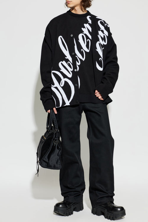 Balenciaga BLACK Wide-leg jeans 2