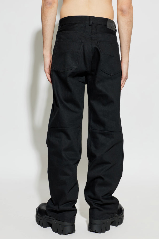 Balenciaga BLACK Wide-leg jeans 4
