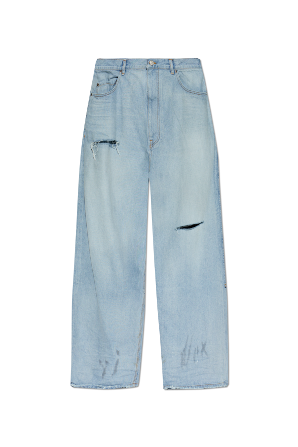 Balenciaga BLUE Wide-leg jeans 1