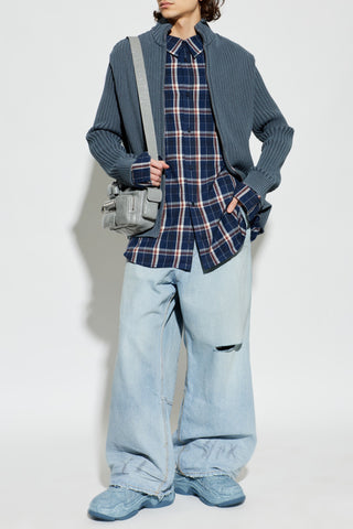 Balenciaga BLUE Wide-leg jeans 2