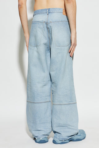 Balenciaga BLUE Wide-leg jeans 4