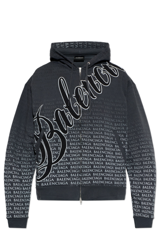 Balenciaga BLACK Sweatshirt with logo 1
