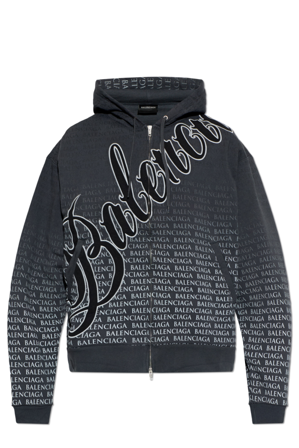 Balenciaga BLACK Sweatshirt with logo 1