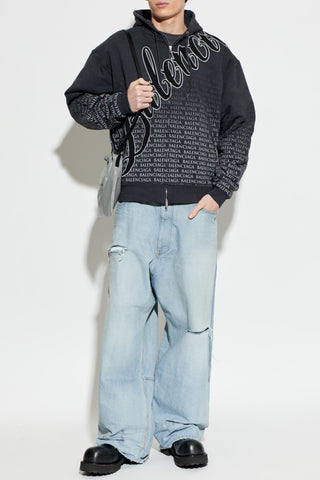 Balenciaga BLACK Sweatshirt with logo 2