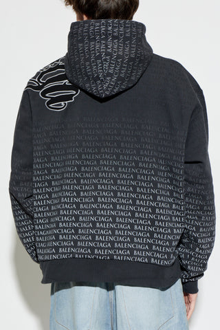 Balenciaga BLACK Sweatshirt with logo 4