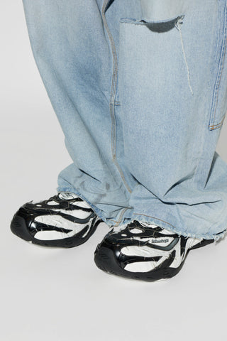 Balenciaga WHITE ‘Soleless’ sports shoes 2