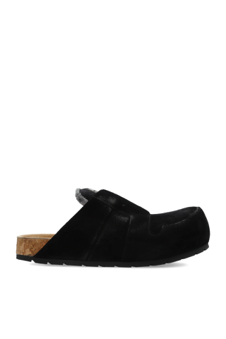 Balenciaga BLACK Suede slides "Dumbo" 1