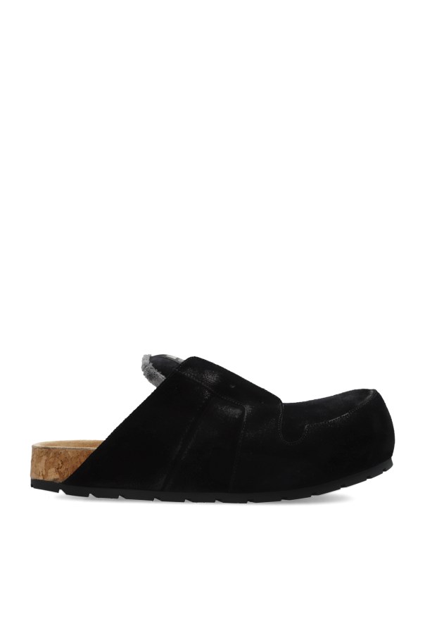 Balenciaga BLACK Suede slides "Dumbo" 1