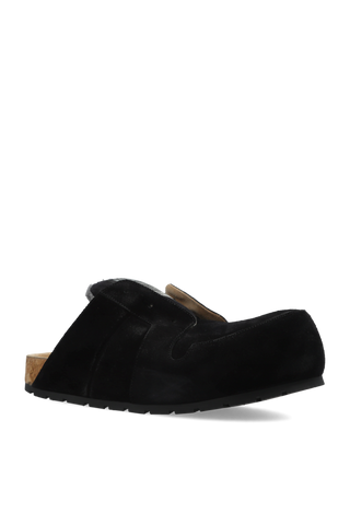 Balenciaga BLACK Suede slides "Dumbo" 4