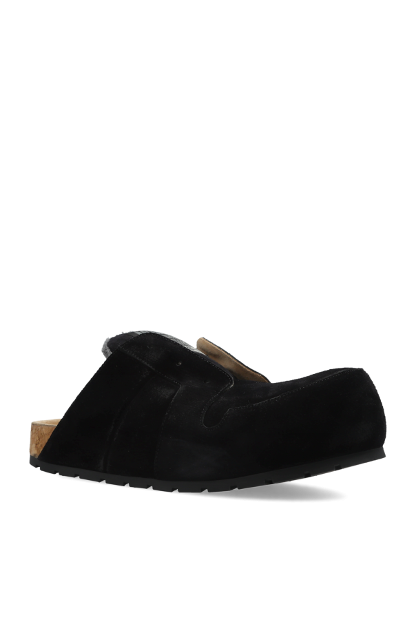 Balenciaga BLACK Suede slides "Dumbo" 4