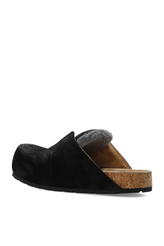 Balenciaga BLACK Suede slides "Dumbo" 5