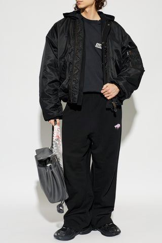 Balenciaga BLACK Wide-leg sweatpants 2