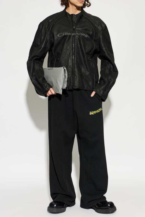 Balenciaga BLACK Wide-leg sweatpants 2