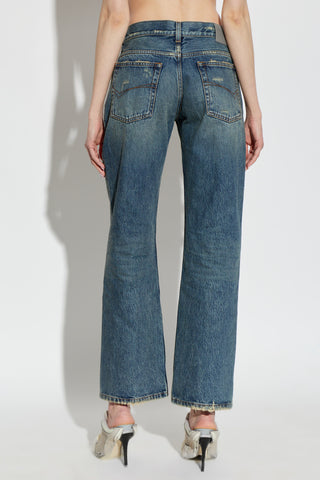 Balenciaga BLUE Jeans with ‘Vintage’ effect 4