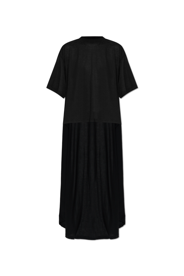 Balenciaga BLACK Asymmetrical Cut Top 1