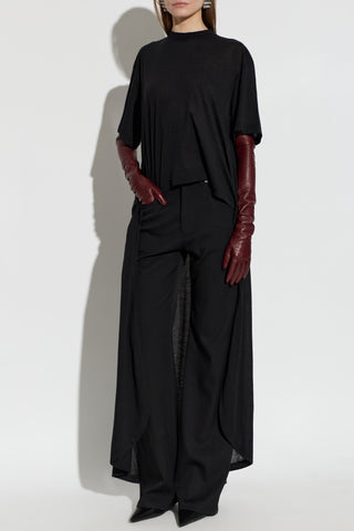 Balenciaga BLACK Asymmetrical Cut Top 2