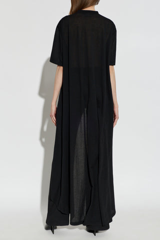 Balenciaga BLACK Asymmetrical Cut Top 4