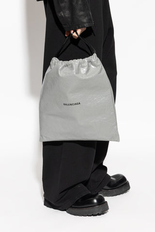 Balenciaga GREY 'Dustbag' type Shopper bag 2