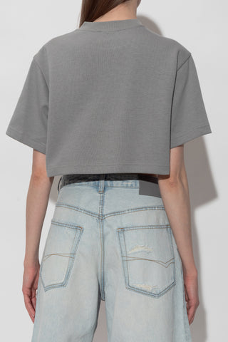 Balenciaga GREY Short oversized top 4