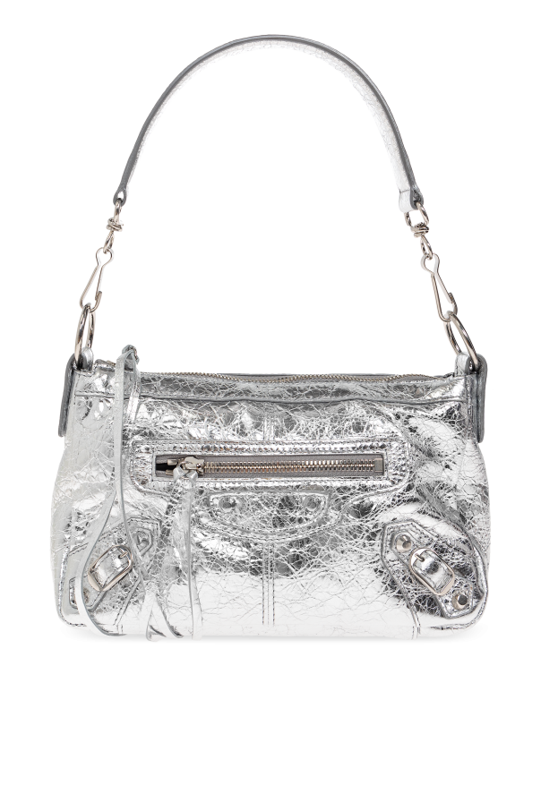 Balenciaga SILVER ‘Le City Moto Mini’ shoulder bag 1