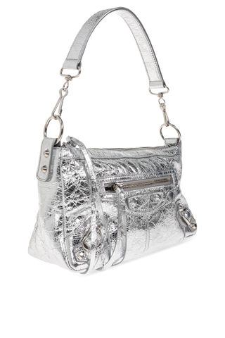 Balenciaga SILVER ‘Le City Moto Mini’ shoulder bag 4