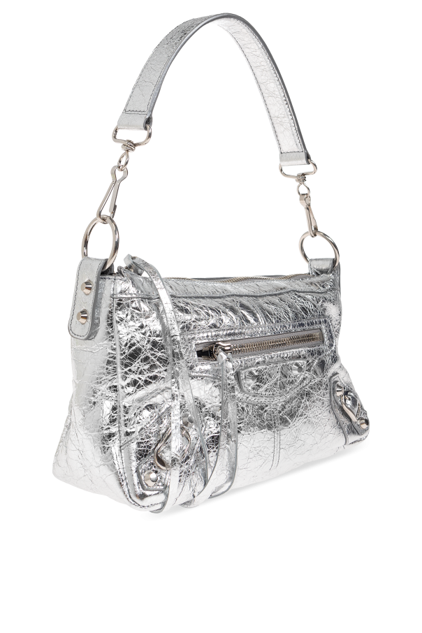 Balenciaga SILVER ‘Le City Moto Mini’ shoulder bag 4