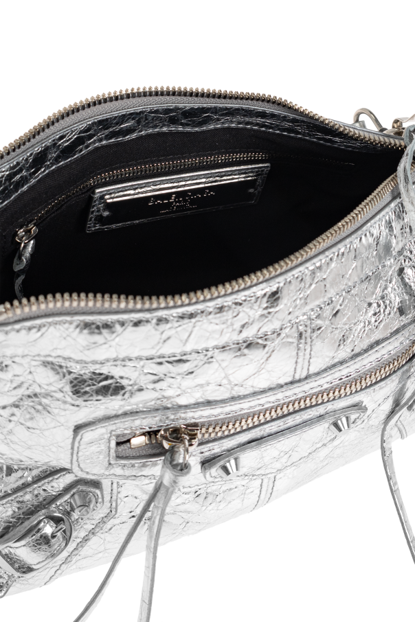 Balenciaga SILVER ‘Le City Moto Mini’ shoulder bag 5