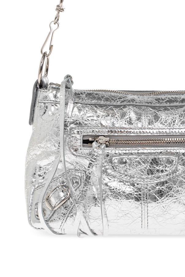 Balenciaga SILVER ‘Le City Moto Mini’ shoulder bag 6